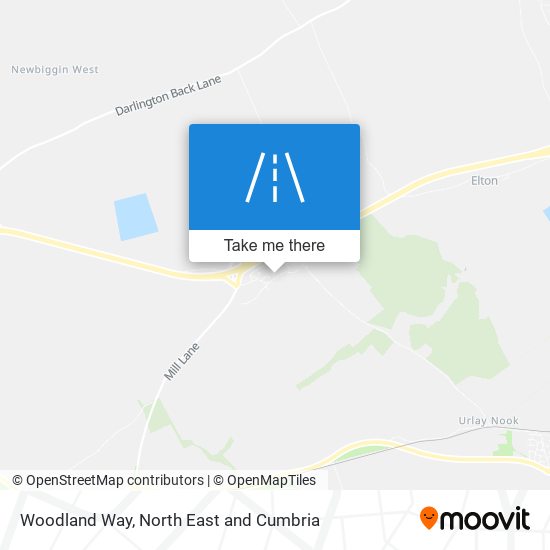 Woodland Way map