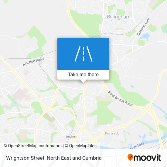Wrightson Street map