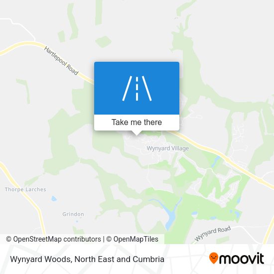 Wynyard Woods map