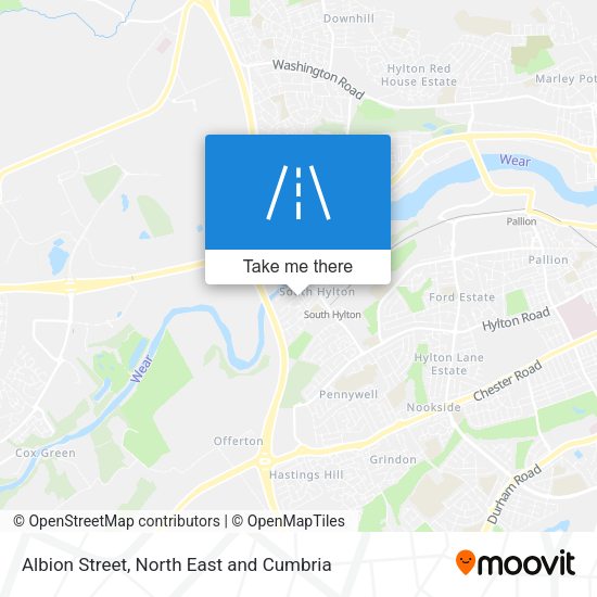 Albion Street map