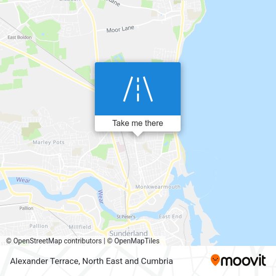 Alexander Terrace map