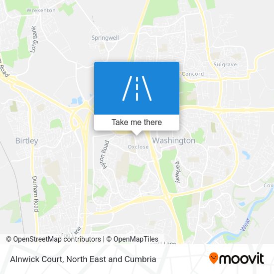 Alnwick Court map