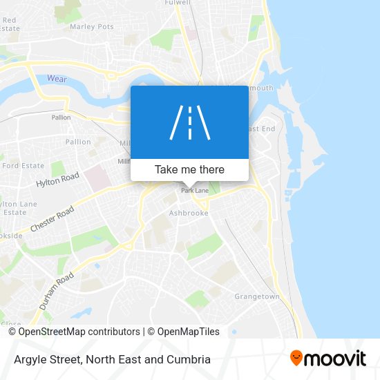Argyle Street map