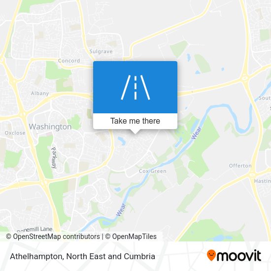 Athelhampton map