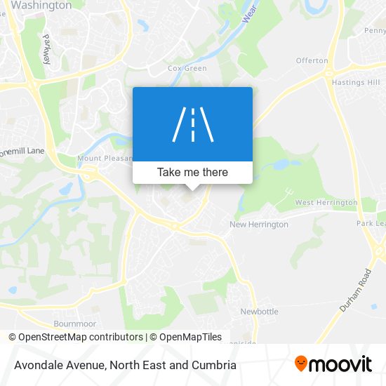 Avondale Avenue map