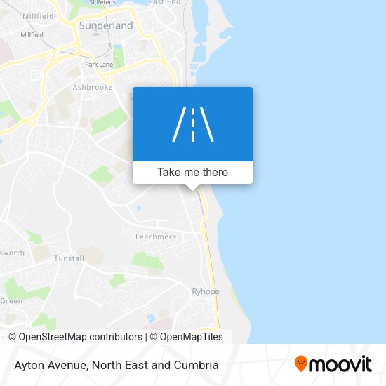 Ayton Avenue map