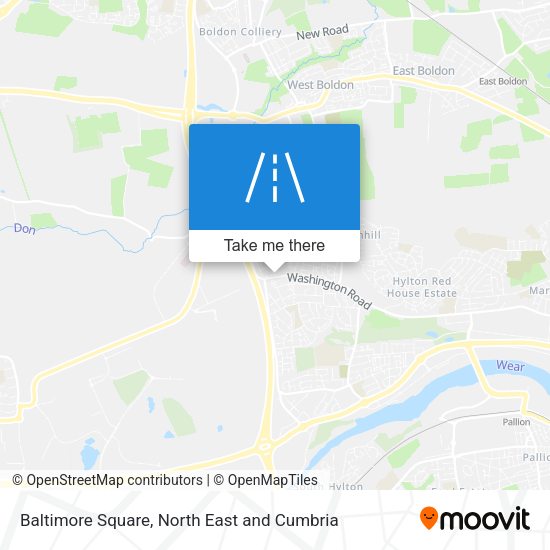 Baltimore Square map