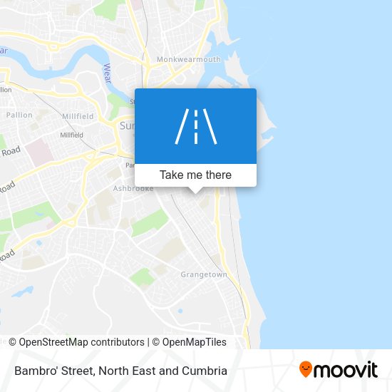 Bambro' Street map
