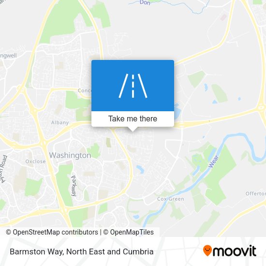 Barmston Way map