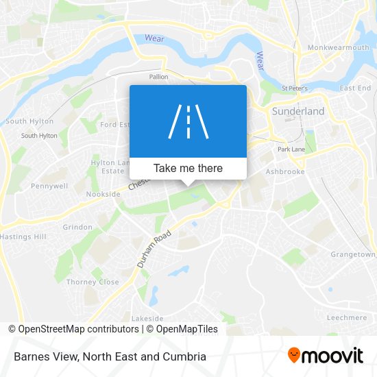 Barnes View map