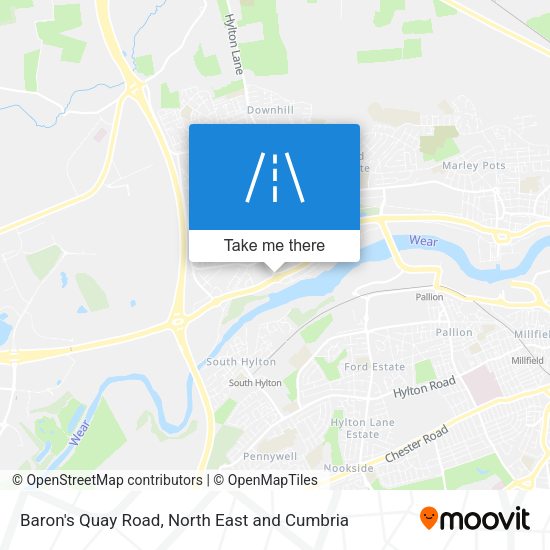 Baron's Quay Road map