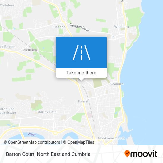 Barton Court map