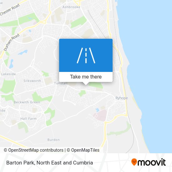 Barton Park map