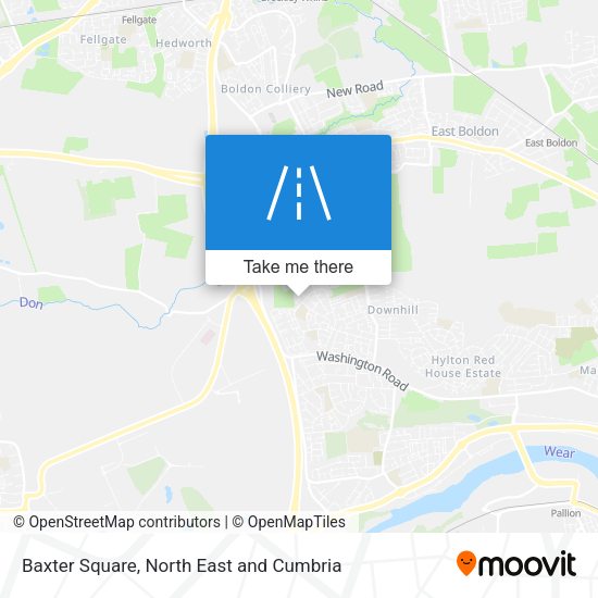 Baxter Square map