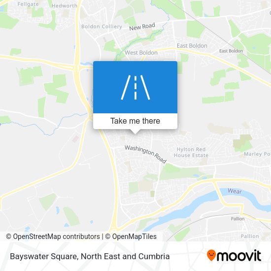 Bayswater Square map