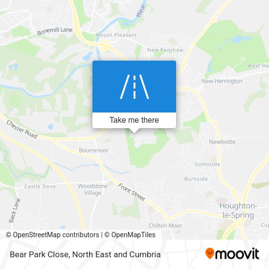 Bear Park Close map