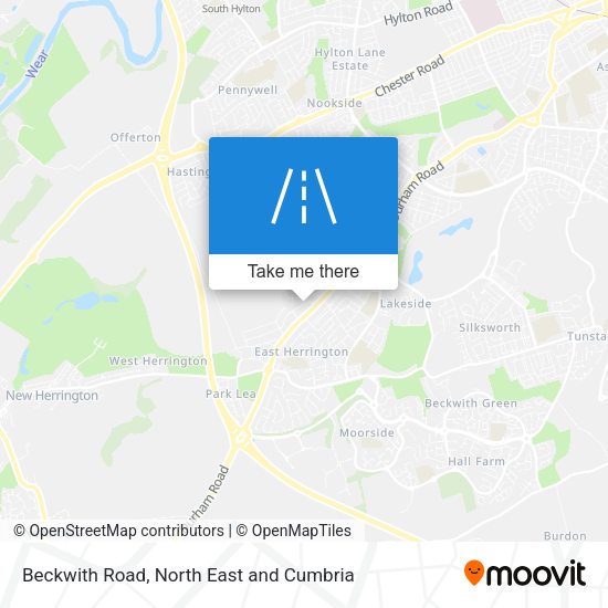 Beckwith Road map