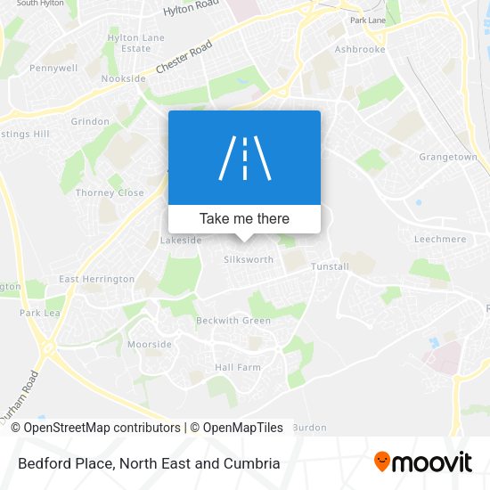 Bedford Place map
