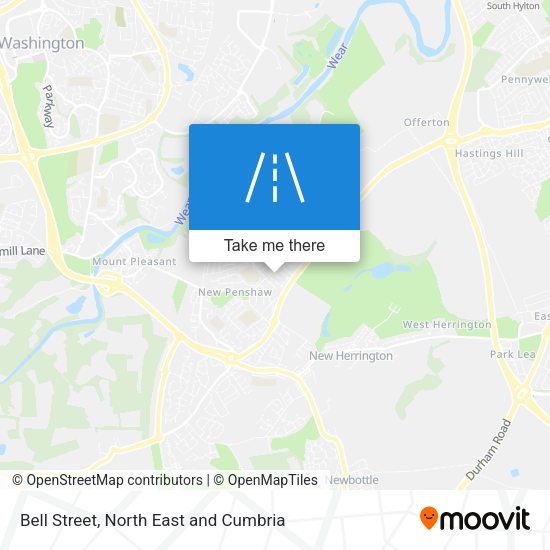 Bell Street map