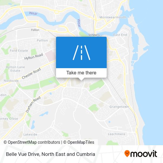 Belle Vue Drive map