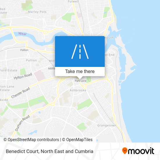 Benedict Court map