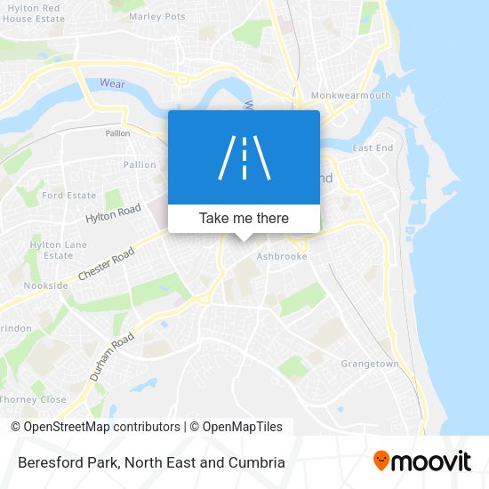 Beresford Park map