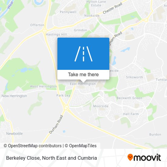 Berkeley Close map