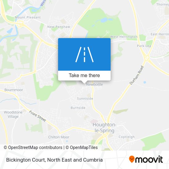 Bickington Court map