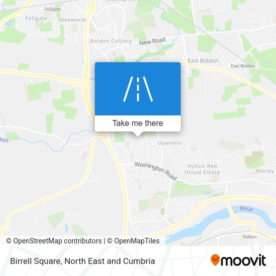 Birrell Square map