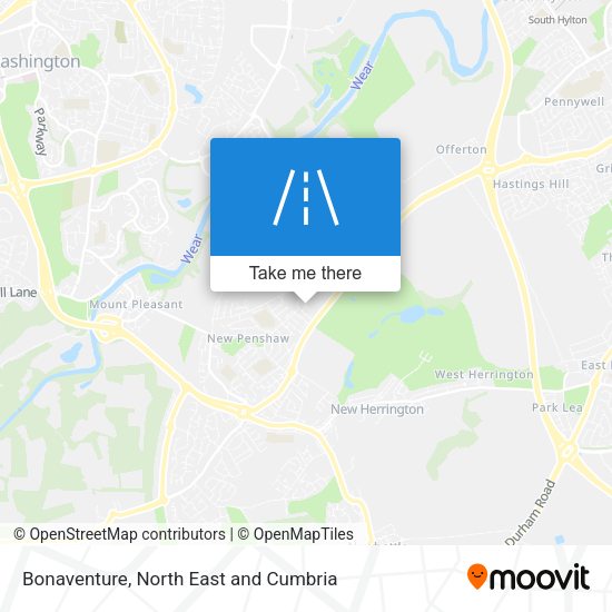 Bonaventure map