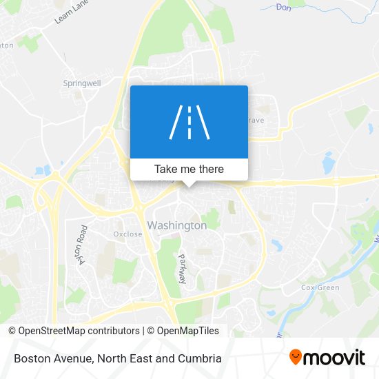 Boston Avenue map