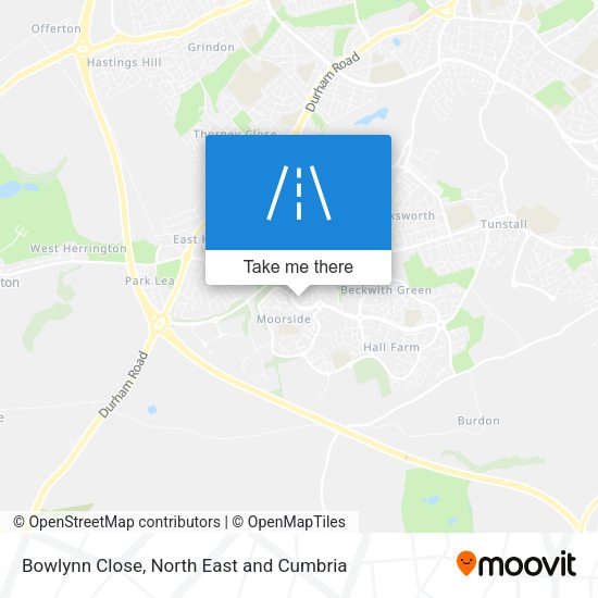 Bowlynn Close map