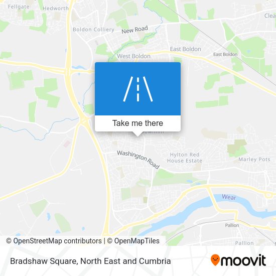 Bradshaw Square map