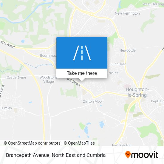 Brancepeth Avenue map