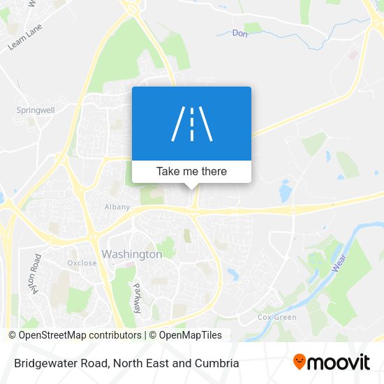 Bridgewater Road map