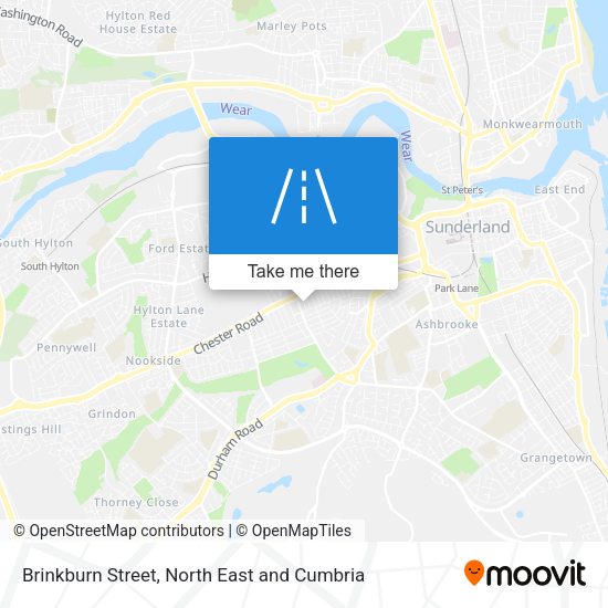 Brinkburn Street map
