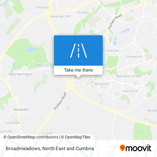 Broadmeadows map