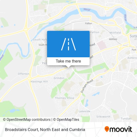 Broadstairs Court map