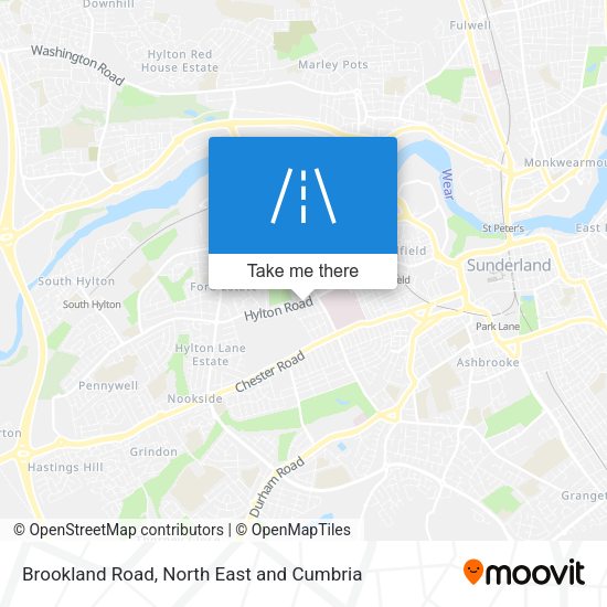 Brookland Road map