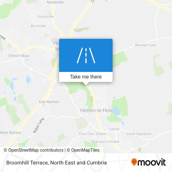 Broomhill Terrace map