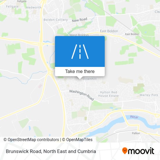 Brunswick Road map