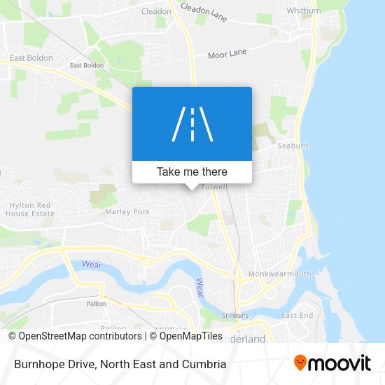 Burnhope Drive map