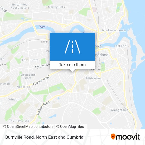 Burnville Road map