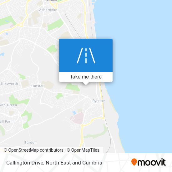 Callington Drive map