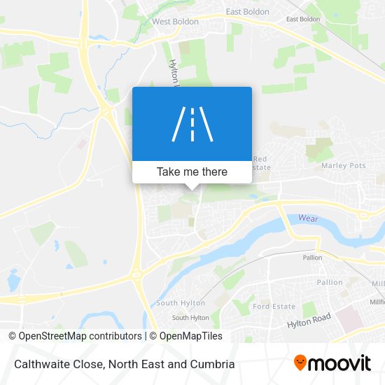 Calthwaite Close map