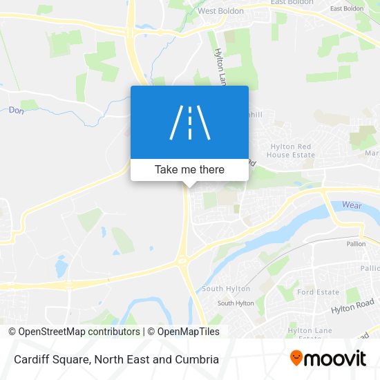 Cardiff Square map