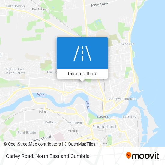 Carley Road map