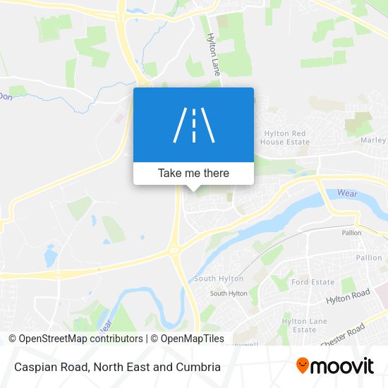 Caspian Road map
