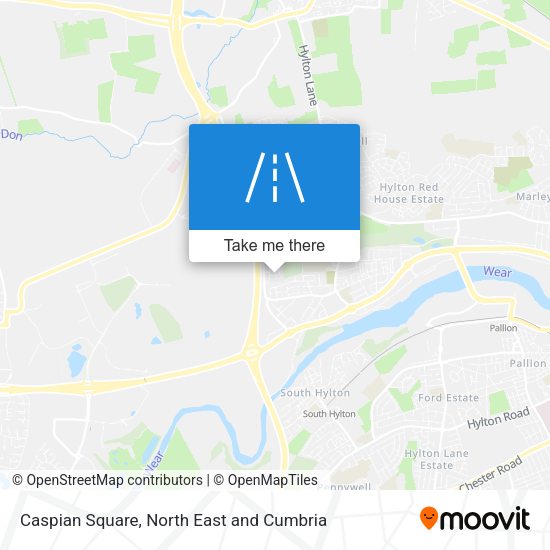 Caspian Square map