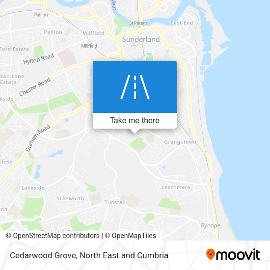 Cedarwood Grove map